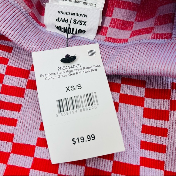 Seamless Gerri High Crew Racer Tank NWT - Picture 3 of 3